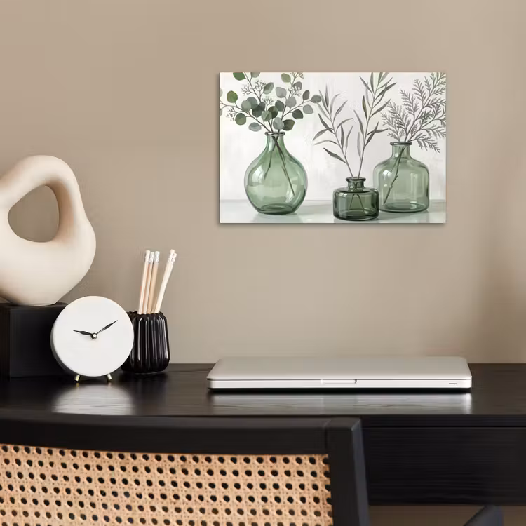 Poster - Vazen - Bladeren - Groen — 2