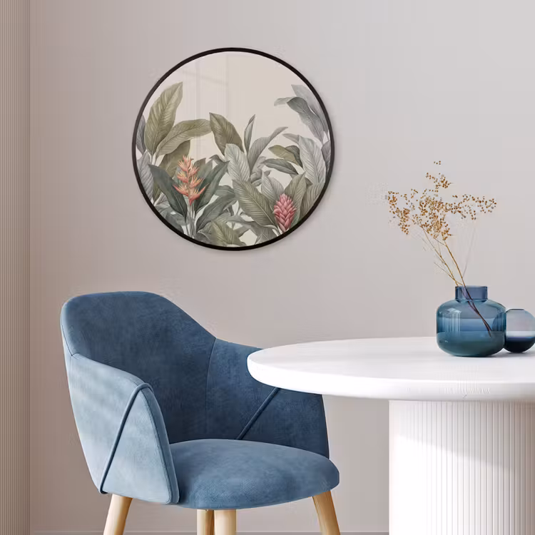 Ronde fotolijst - Tropisch - Planten - Modern - Groen — 4
