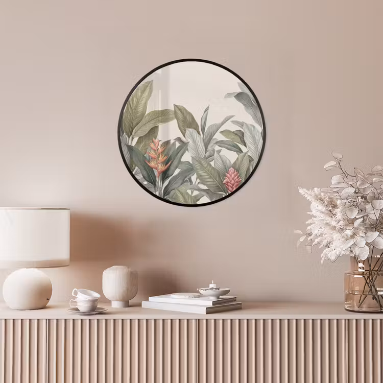 Ronde fotolijst - Tropisch - Planten - Modern - Groen — 5