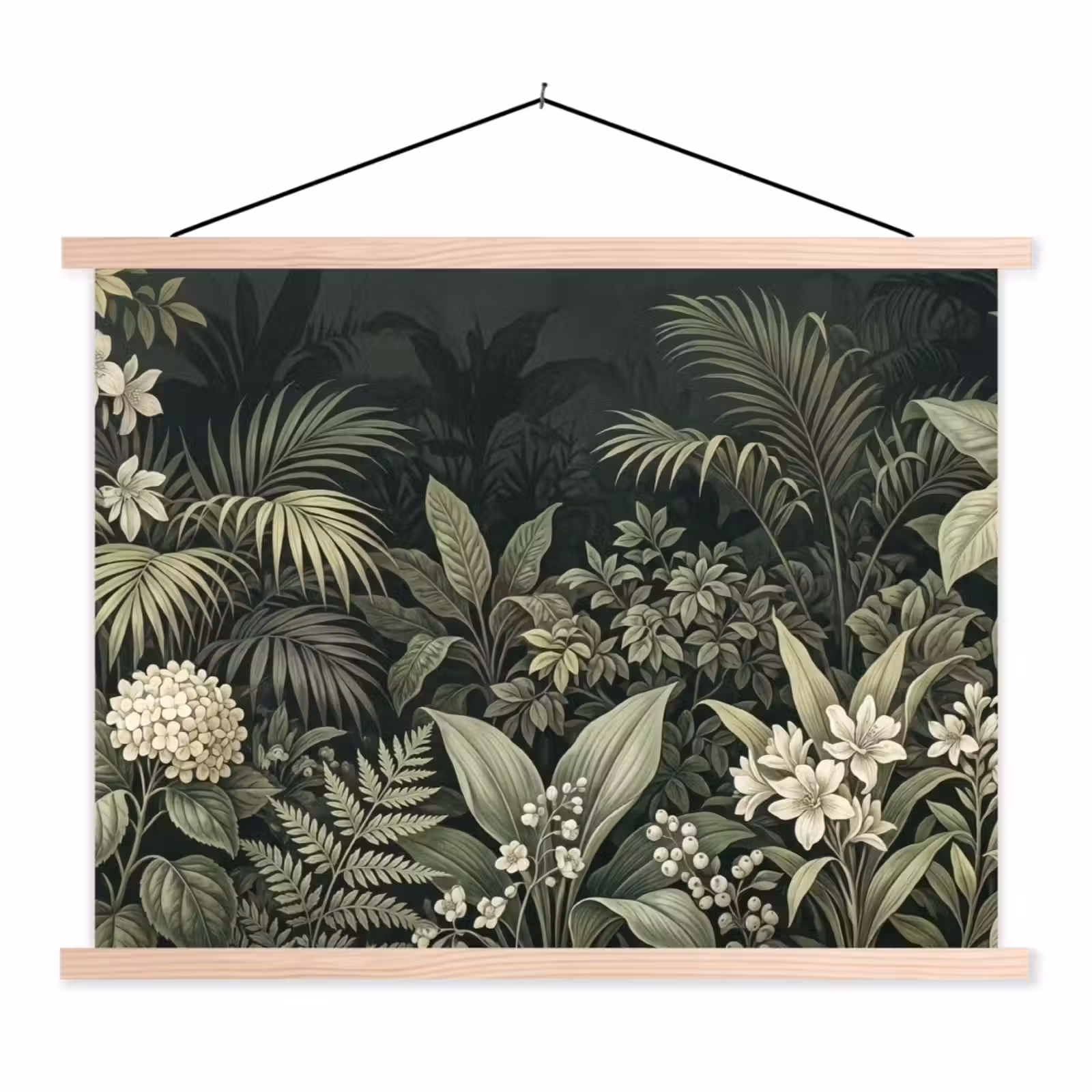 Schoolplaat - Jungle - Bladeren - Botanisch - Groen — 1