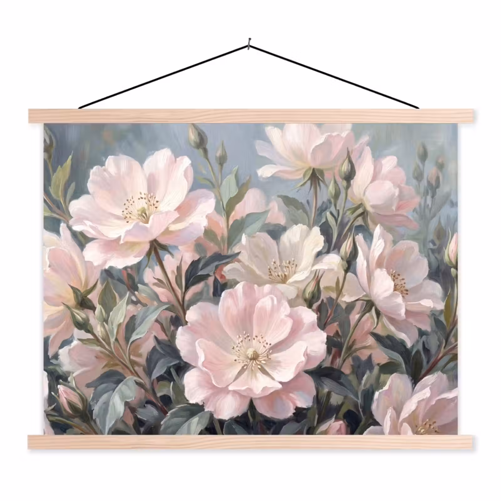 Schoolplaat - Rozen - Illustratie - Roze — 1