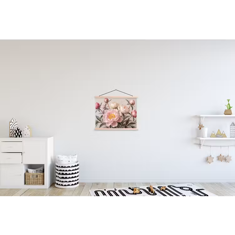 Schoolplaat - Pioenrozen - Boeket - Roze — 3