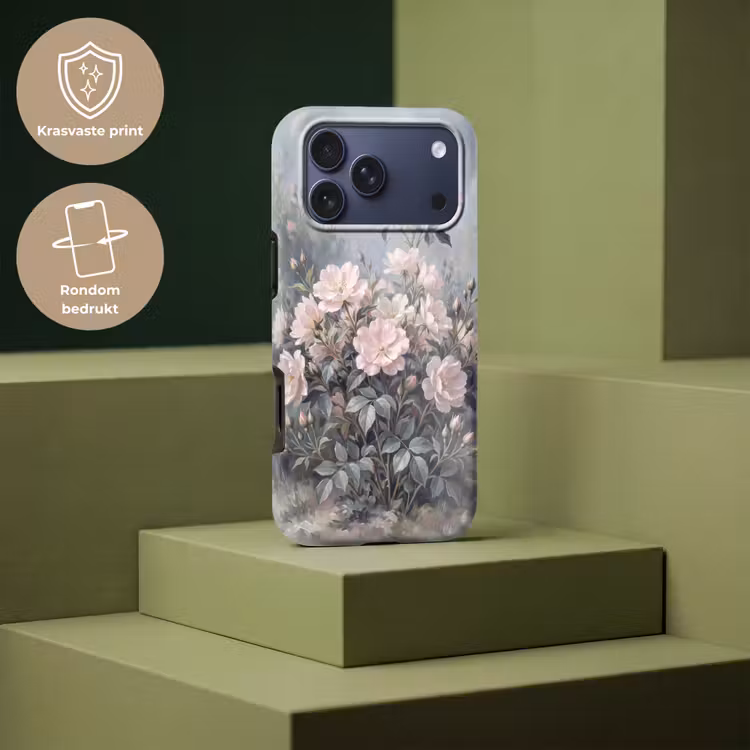 Telefoonhoesje Toughcase - Rozen - Illustratie - Roze — 7