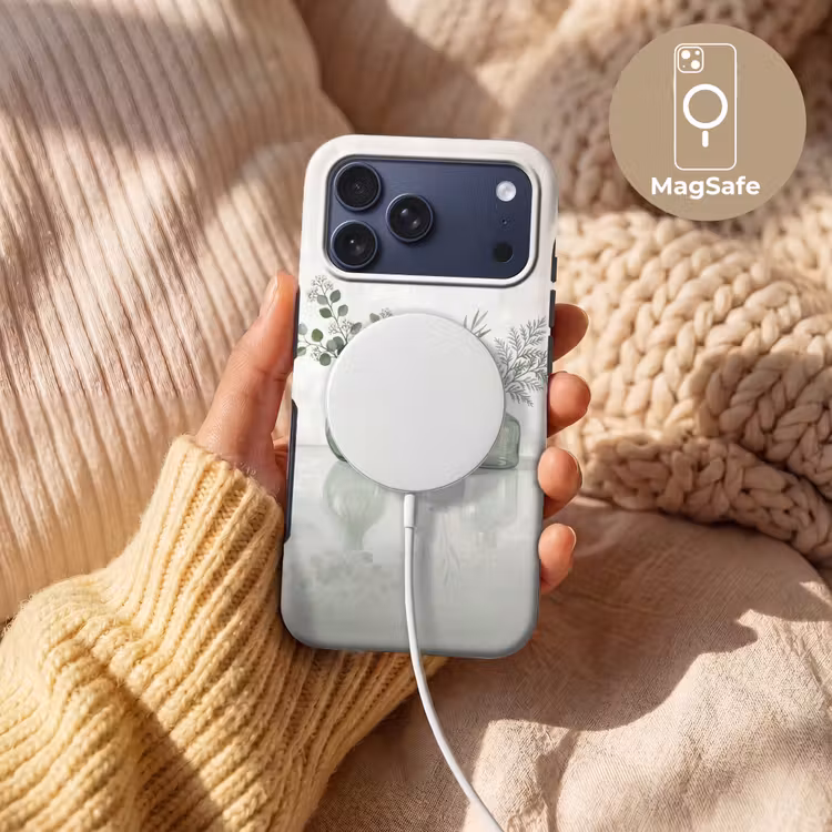 Telefoonhoesje Toughcase - Vazen - Bladeren - Groen — 8