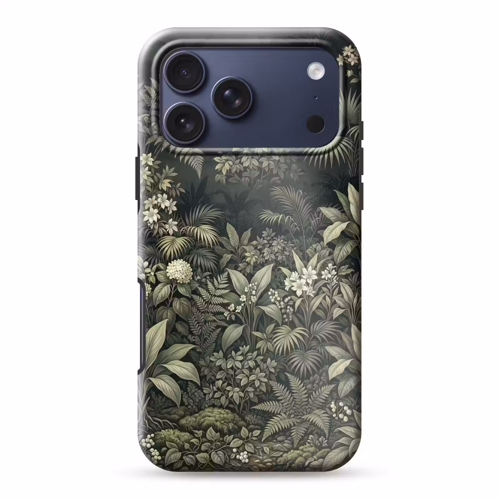 Telefoonhoesje Toughcase - Jungle - Bladeren - Botanisch - Groen — 1
