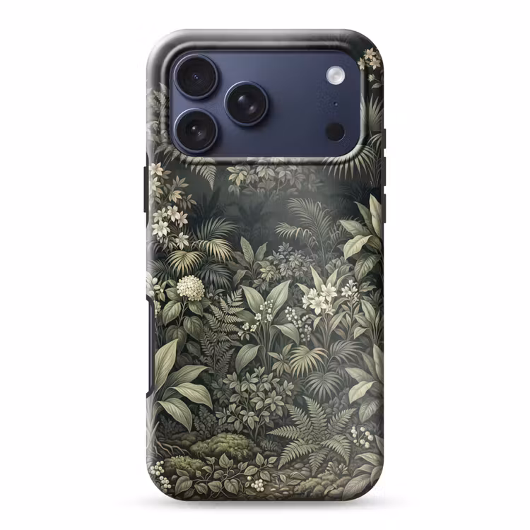 Telefoonhoesje Toughcase - Jungle - Bladeren - Botanisch - Groen