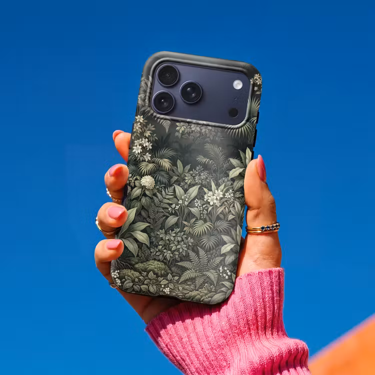 Telefoonhoesje Toughcase - Jungle - Bladeren - Botanisch - Groen — 2