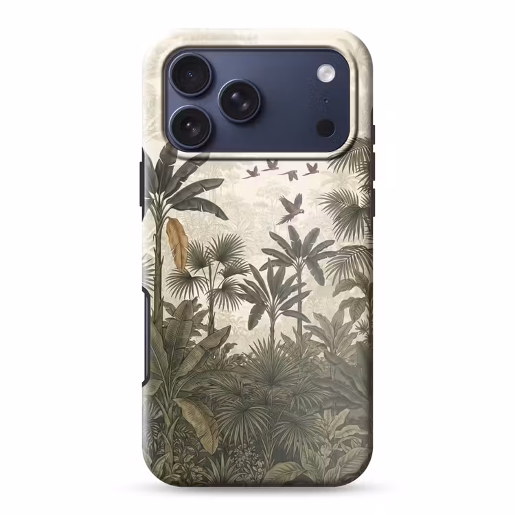 Telefoonhoesje Toughcase - Papagaaien - Jungle - Tropisch - Green