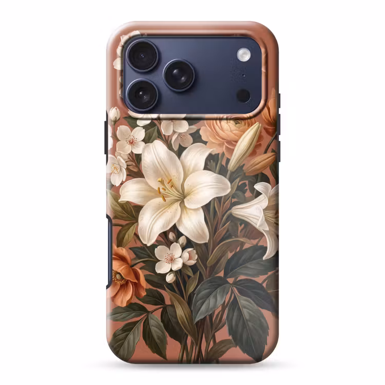 Telefoonhoesje Toughcase - Boeket - Retro - Kleurrijk