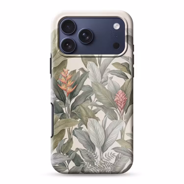 Telefoonhoesje Toughcase - Tropisch - Planten - Modern - Groen