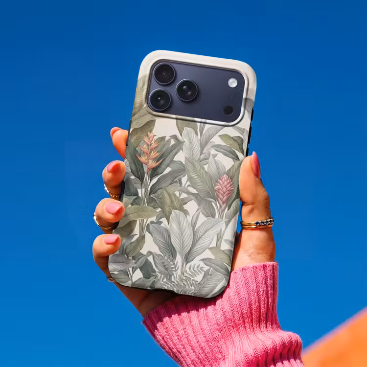 Telefoonhoesje Toughcase - Tropisch - Planten - Modern - Groen — 2