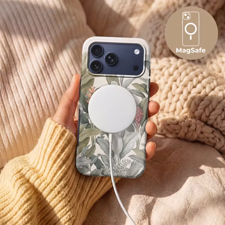 Telefoonhoesje Toughcase - Tropisch - Planten - Modern - Groen — 8