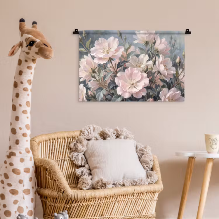 Wandkleed - Rozen - Illustratie - Roze — 5