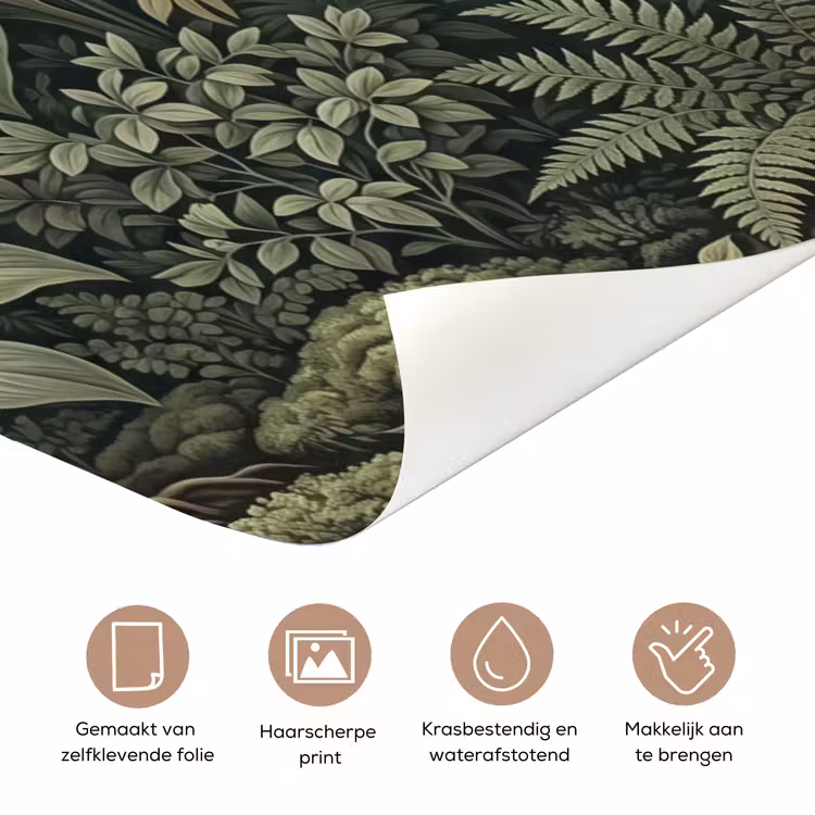 Deursticker - Jungle - Bladeren - Botanisch - Groen — 3