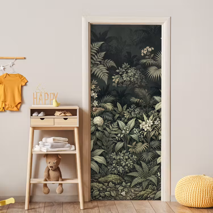 Deursticker - Jungle - Bladeren - Botanisch - Groen — 6
