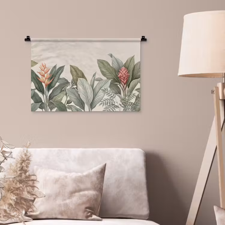 Wandkleed - Tropisch - Planten - Modern - Groen — 2