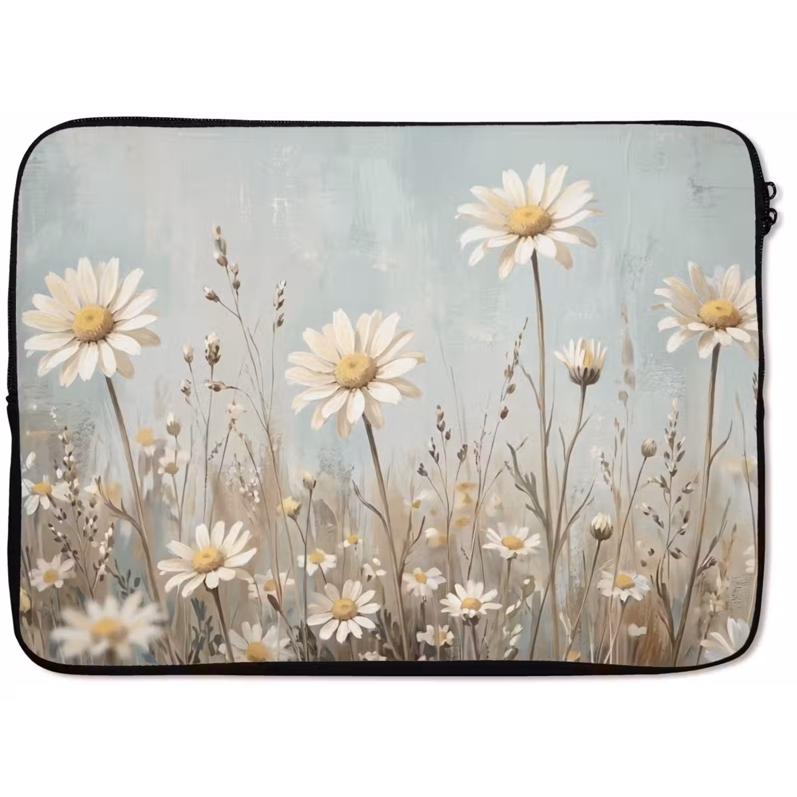 Laptophoes - Madelief - Illustratie - Wit — 1
