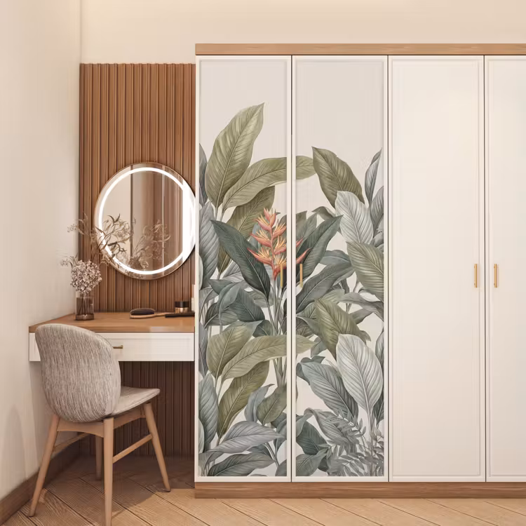 Deursticker - Tropisch - Planten - Modern - Groen — 5