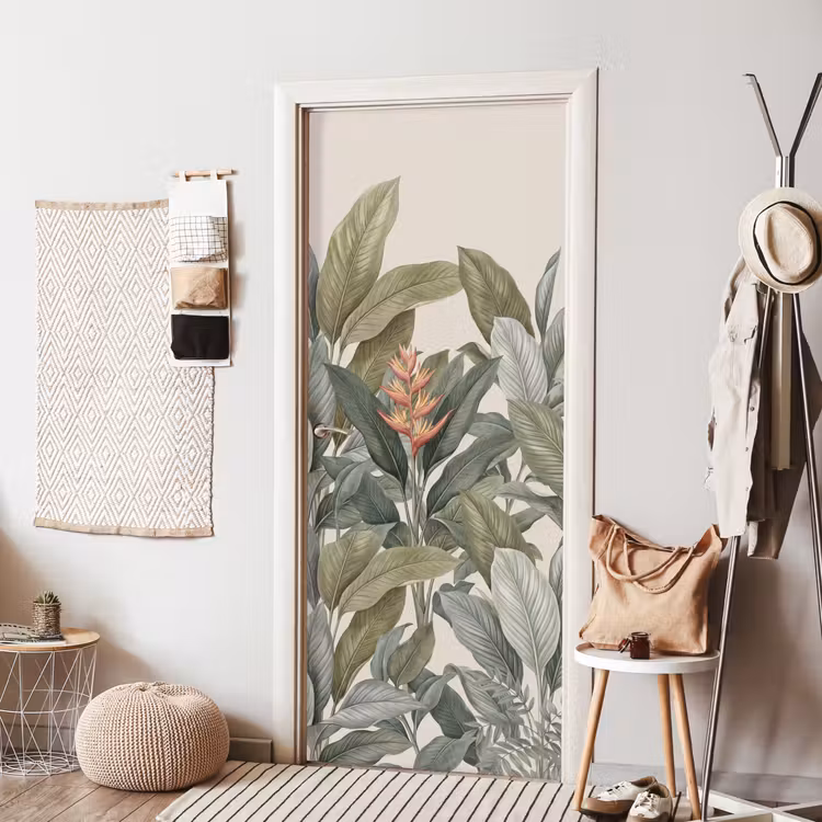 Deursticker - Tropisch - Planten - Modern - Groen — 8