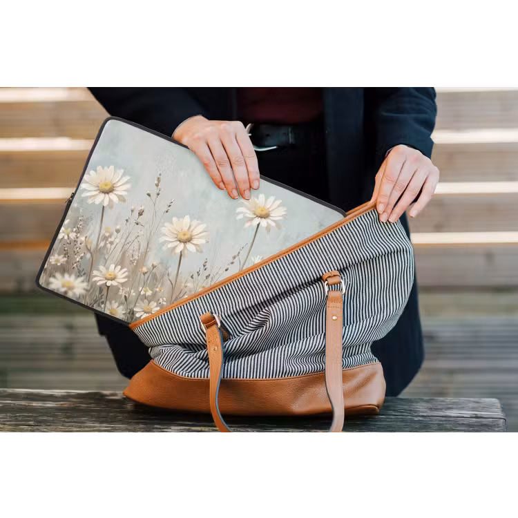 Laptophoes - Madelief - Illustratie - Wit — 4