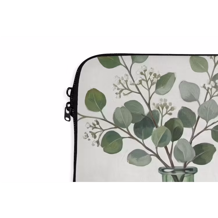 Laptophoes - Vazen - Bladeren - Groen — 5