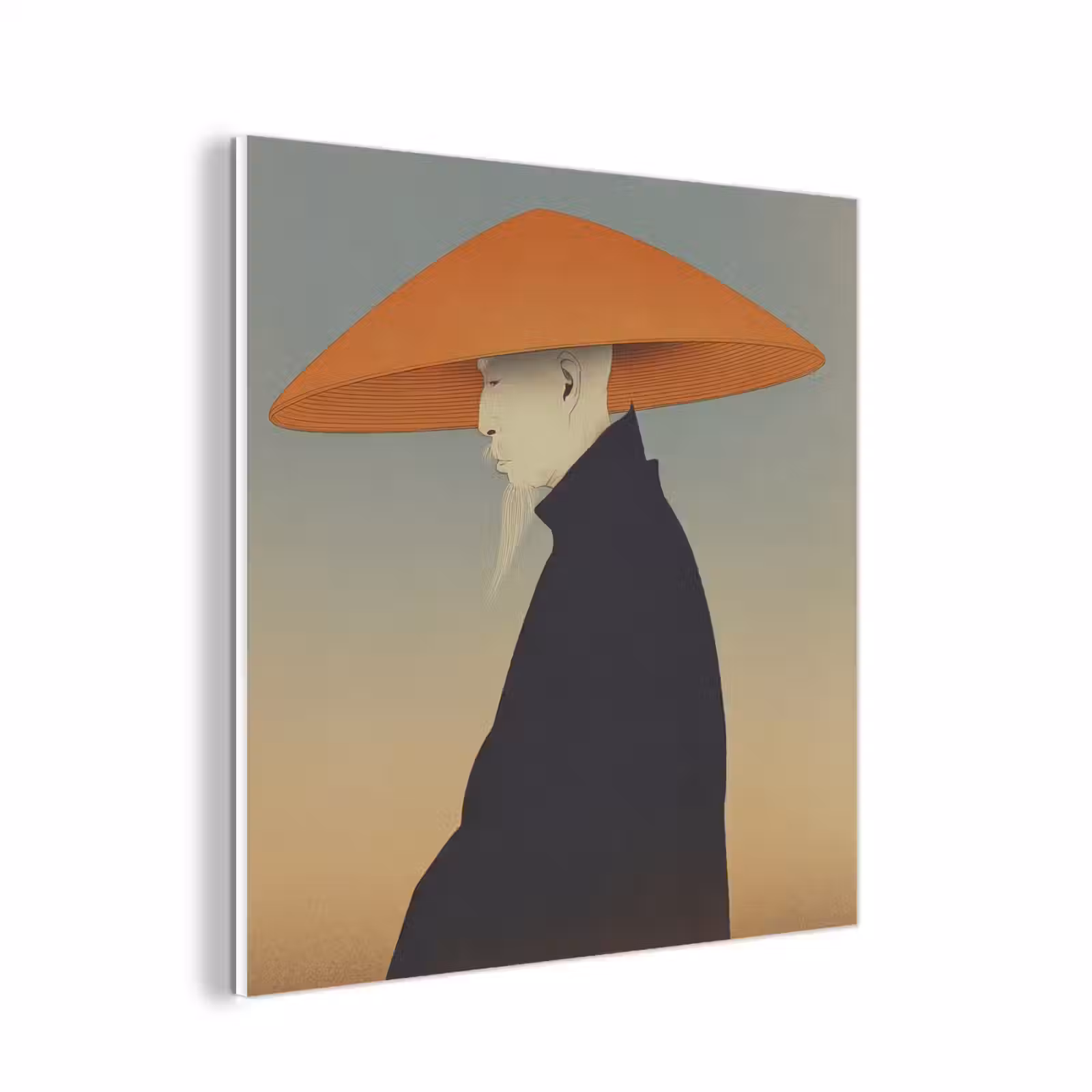 Forex - Minimalistisch - Silhouet - Oranje — 1