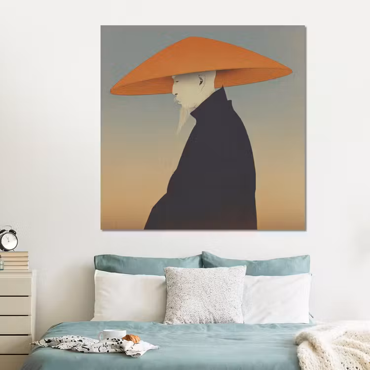 Forex - Minimalistisch - Silhouet - Oranje — 2
