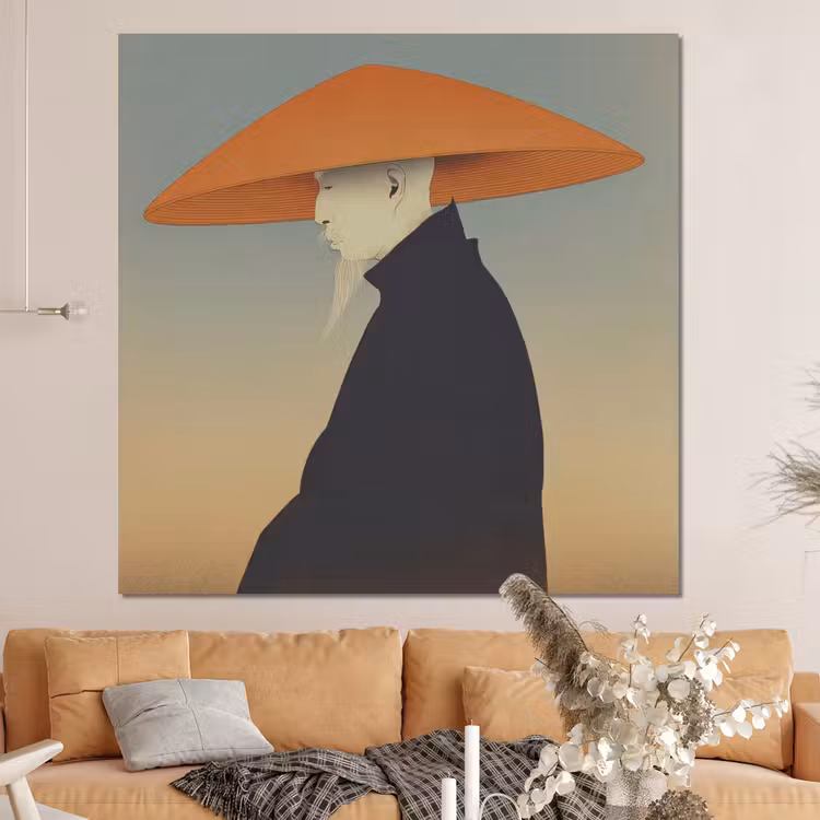 Forex - Minimalistisch - Silhouet - Oranje — 4