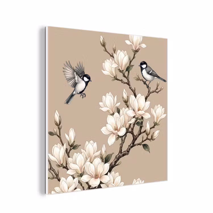 Forex - Oosters - Vogels - Beige — 1