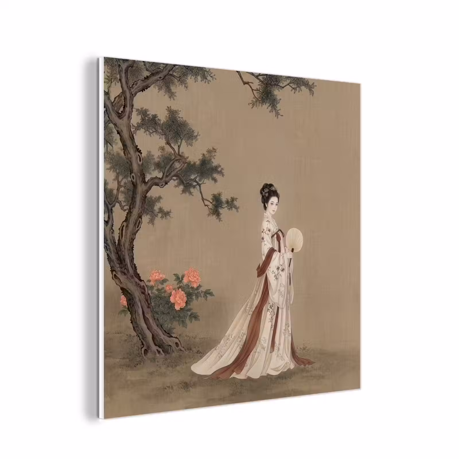 Forex - Vrouw - Azië - Kunst - Beige — 1