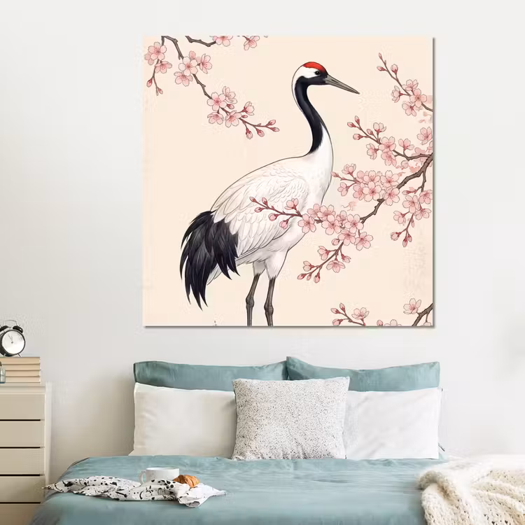 Forex - Aziatisch - Kraanvogel - Beige — 2