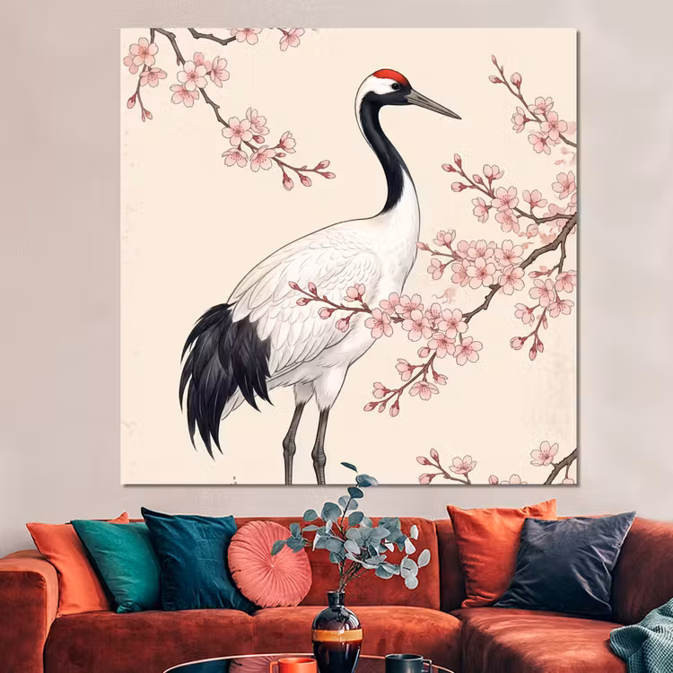 Forex - Aziatisch - Kraanvogel - Beige — 3