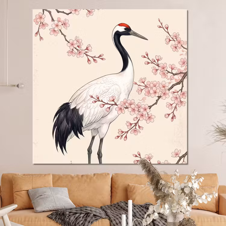 Forex - Aziatisch - Kraanvogel - Beige — 4