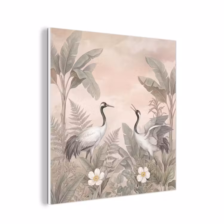 Forex - Kraanvogels - Natuur - Roze — 1