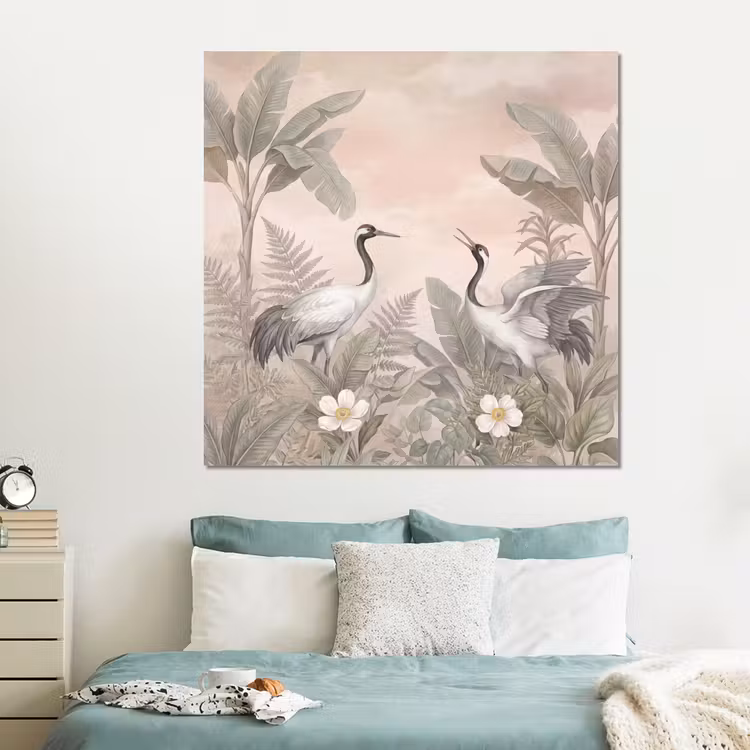 Forex - Kraanvogels - Natuur - Roze — 2