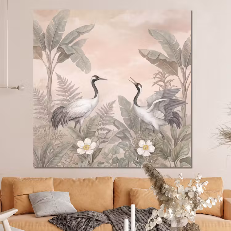 Forex - Kraanvogels - Natuur - Roze — 4