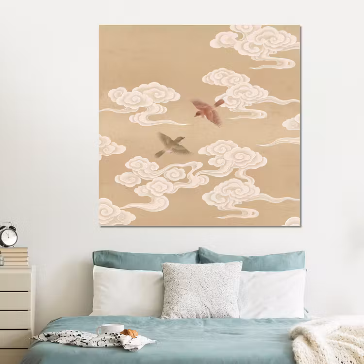 Forex - Vogels - Vliegen - Beige — 2