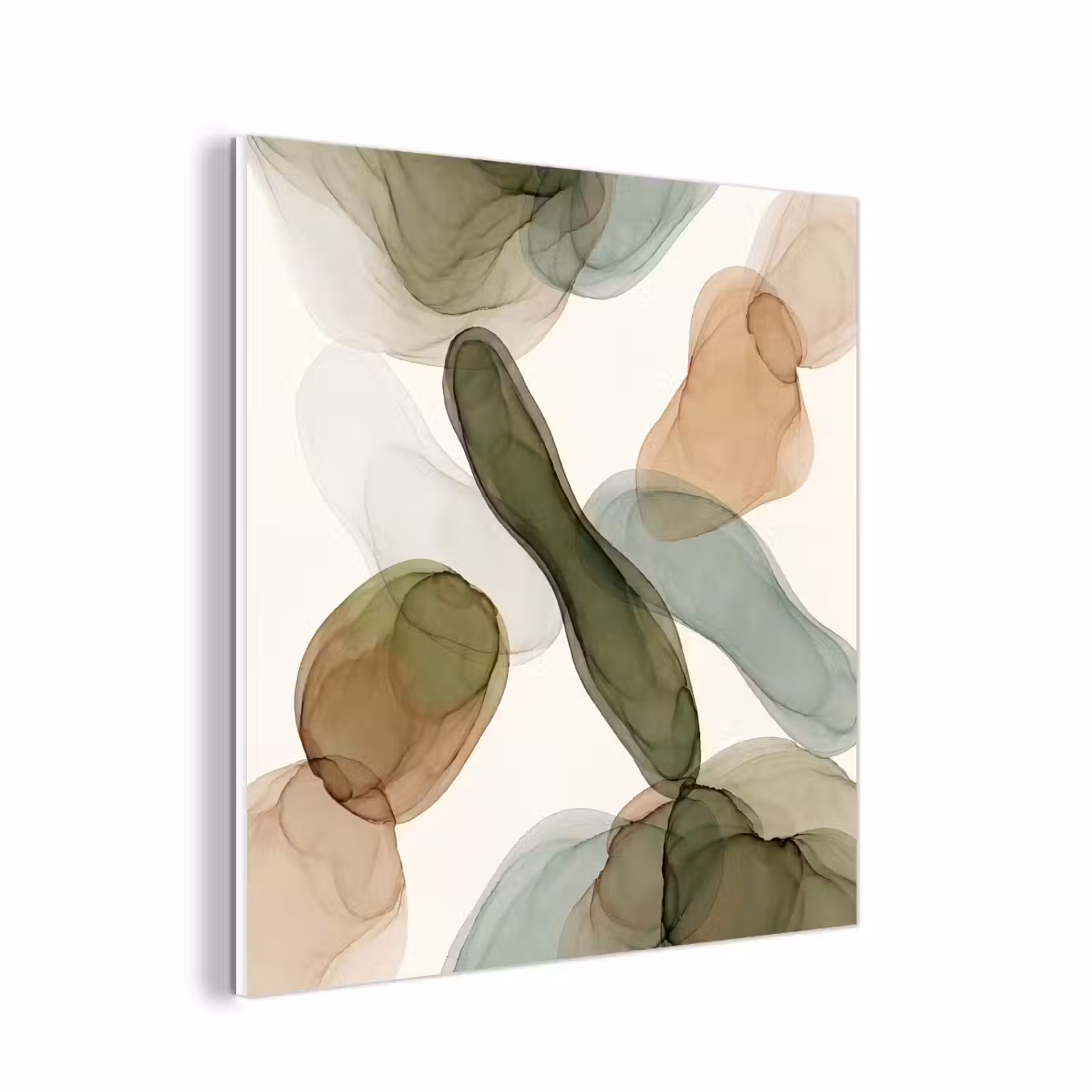 Forex - Abstract - Vormen - Modern - Kunst - Groen - Bruin — 1