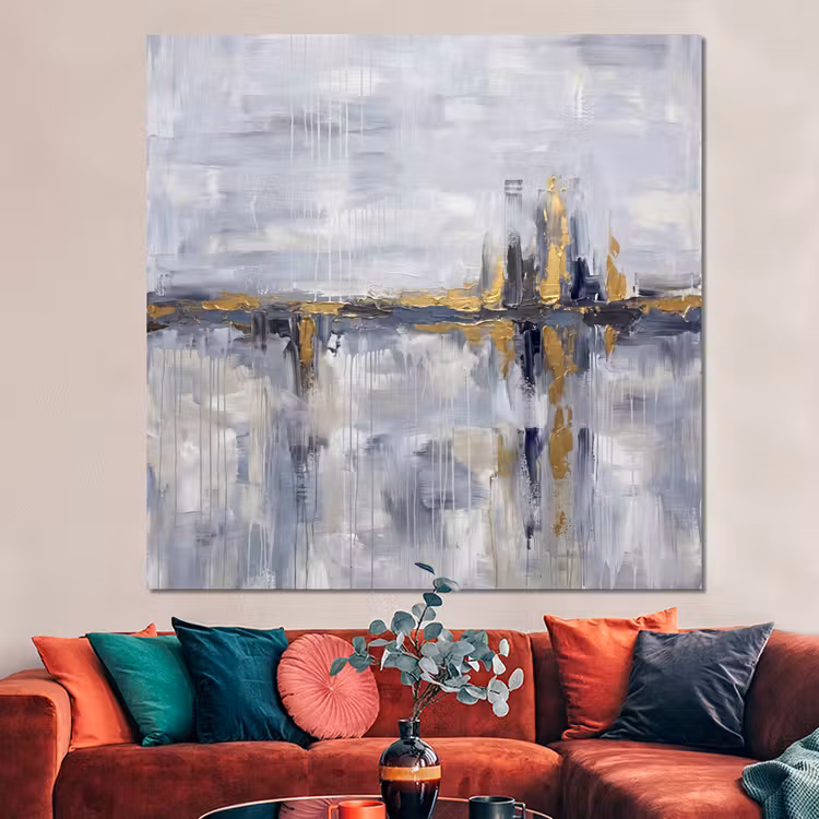 Forex - Abstract - Structuur - Goud - Grijs - Modern — 3