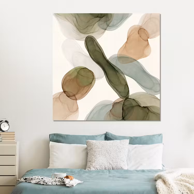 Forex - Abstract - Vormen - Modern - Kunst - Groen - Bruin — 2