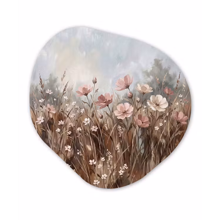 Organisch schilderij - Forex - Bloemen - Botanisch - Schilderij - Pastel - Rustiek