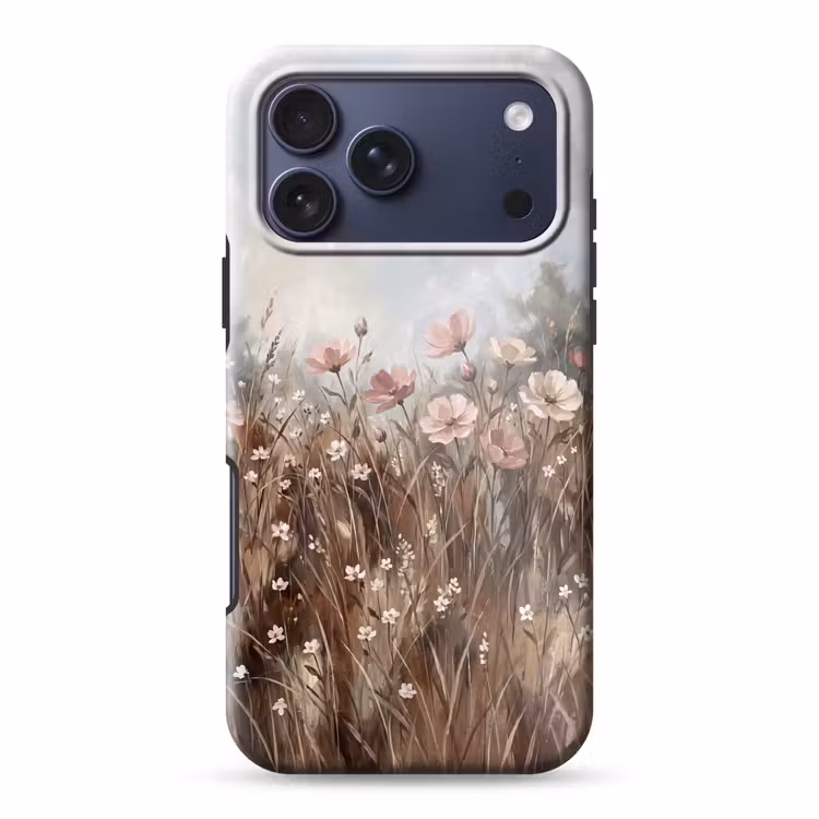 Telefoonhoesje Toughcase - Bloemen - Botanisch - Schilderij - Pastel - Rustiek