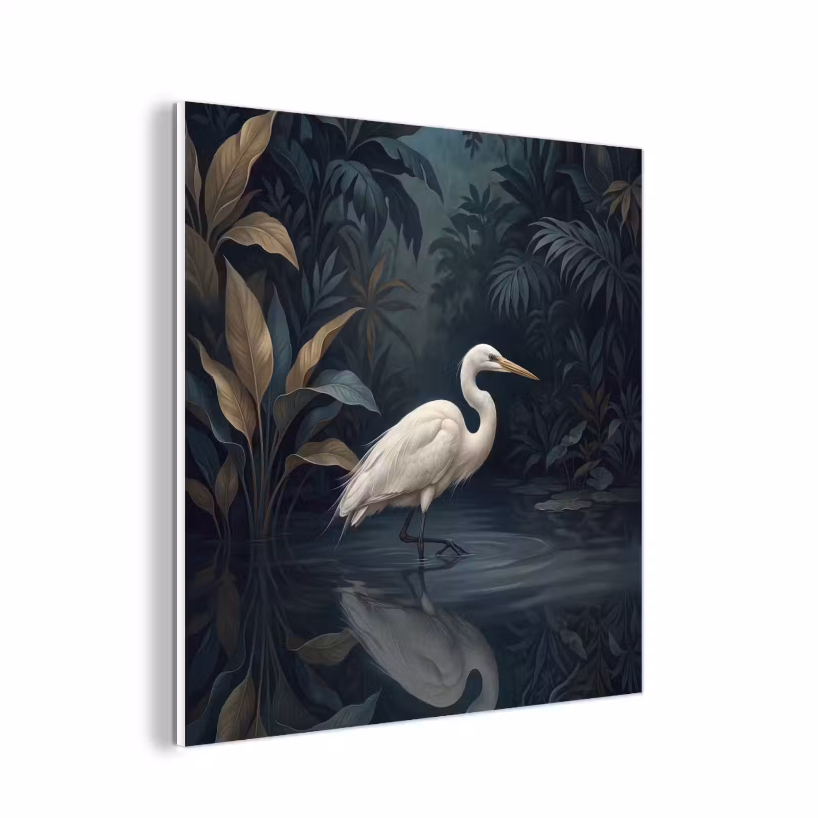 Forex - Reiger - Water - Natuur - Modern - Wit — 1