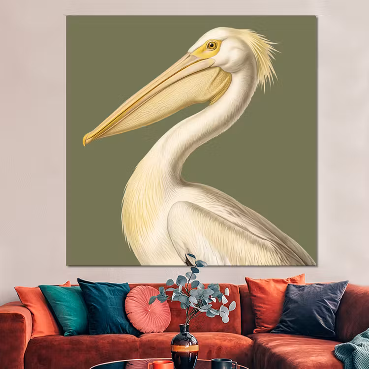 Forex - Pelikaan - Wit - Vogel - Klassiek - Natuur — 3