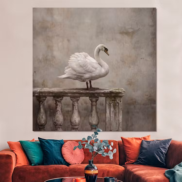 Forex - Zwaan - Elegant - Dieren - Wit — 3