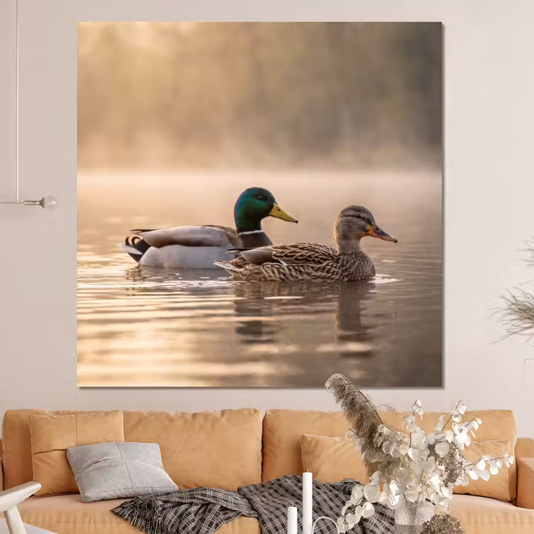 Forex - Eenden - Water - Mist - Natuur — 4