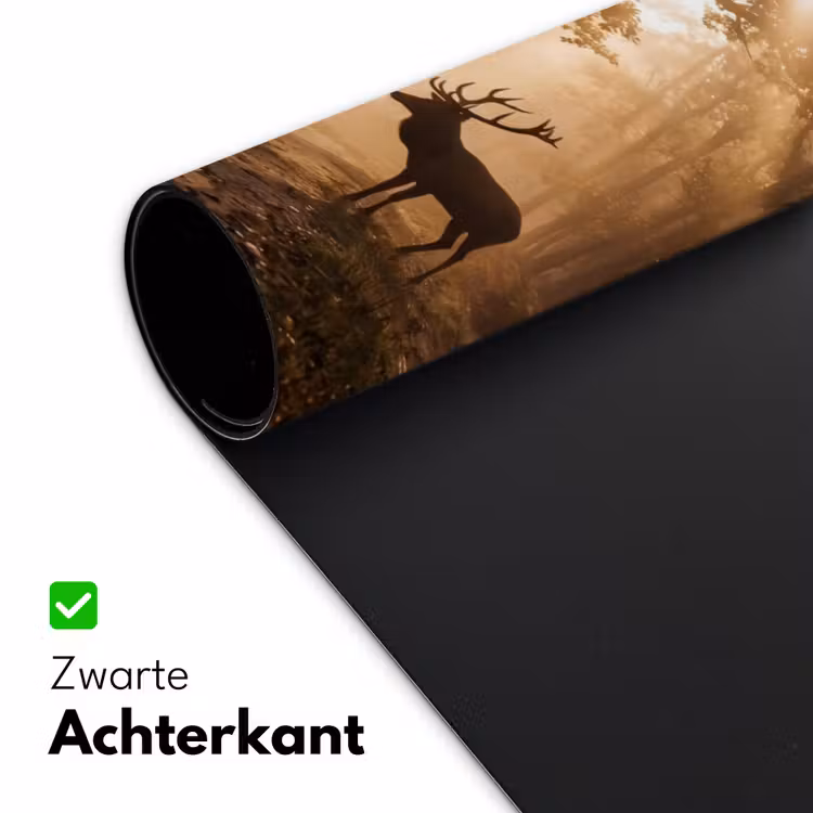 Bureau onderlegger - Hert - Bos - Mistig - Natuur - Goud — 5