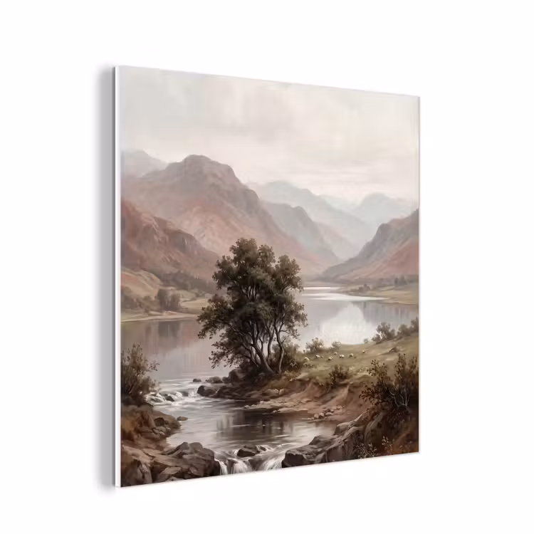 Forex - Berglandschap - Meer - Bergen - Vallei - Klassiek — 1
