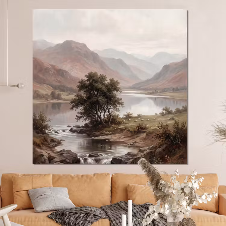 Forex - Berglandschap - Meer - Bergen - Vallei - Klassiek — 4