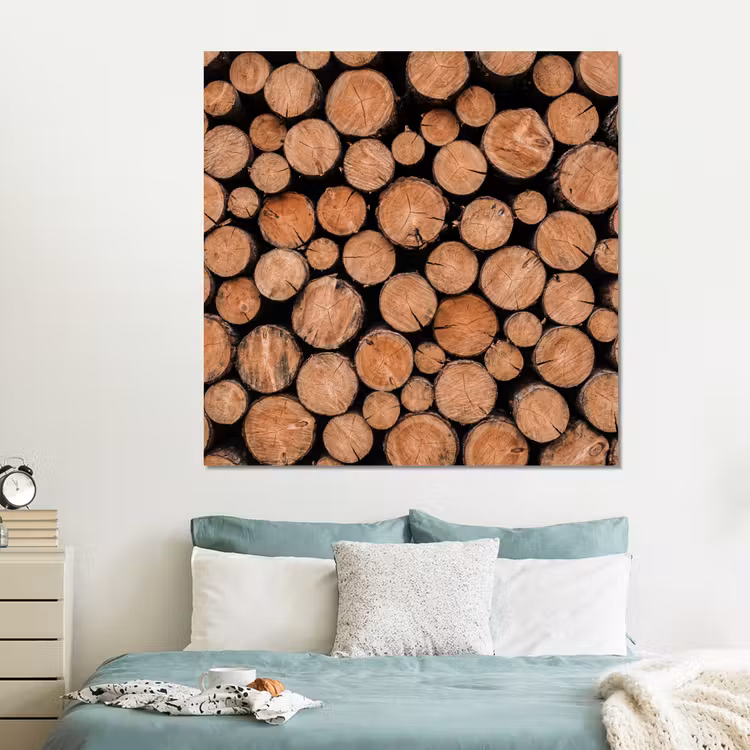Forex - Houtblokken - Textuur - Patroon - Bruin - Rustiek — 2